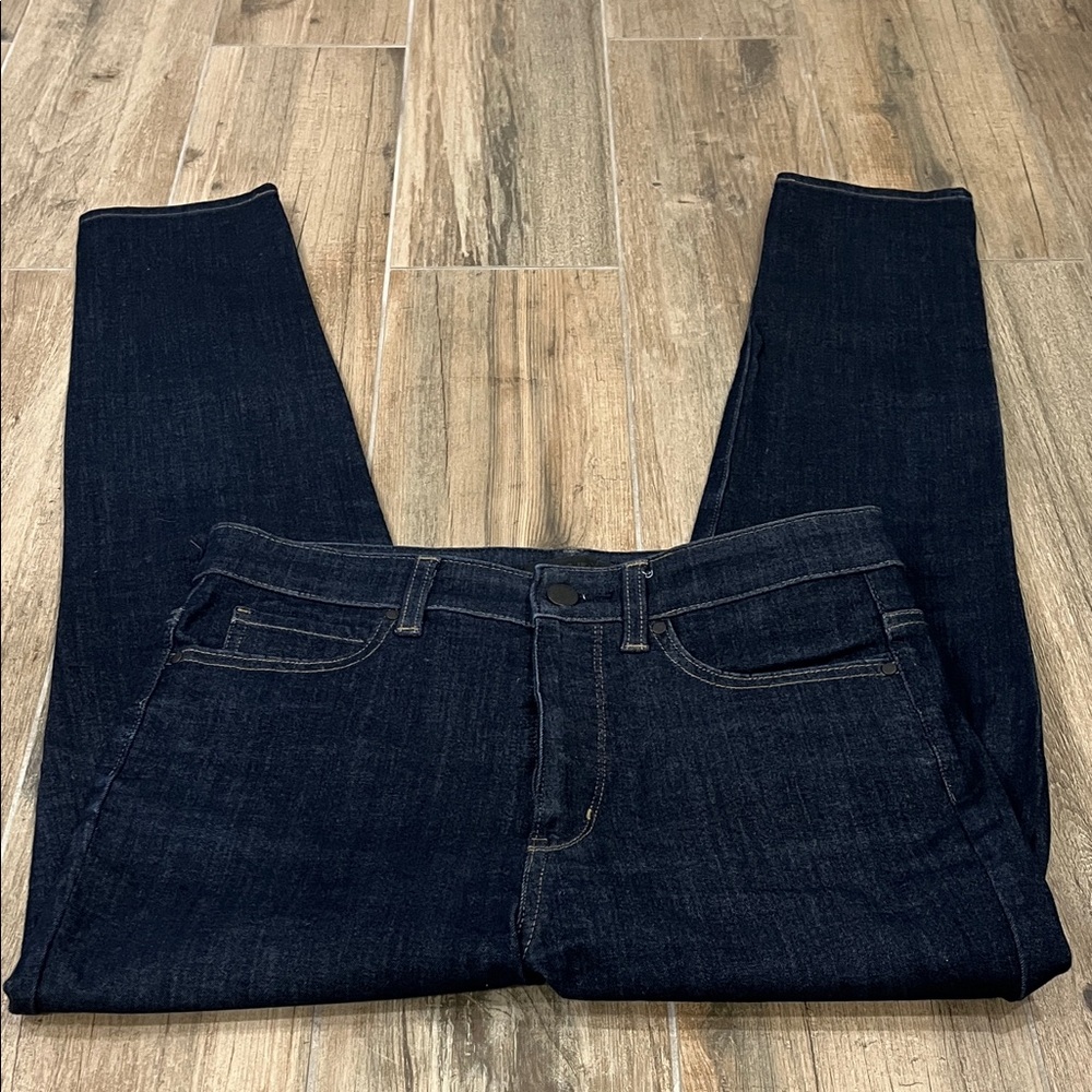 Uniqlo Women's Dark Blue Skinny High Rise Stretch Jeans